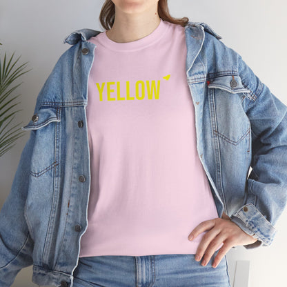 Yellow Energy Butterfly Cotton Tee