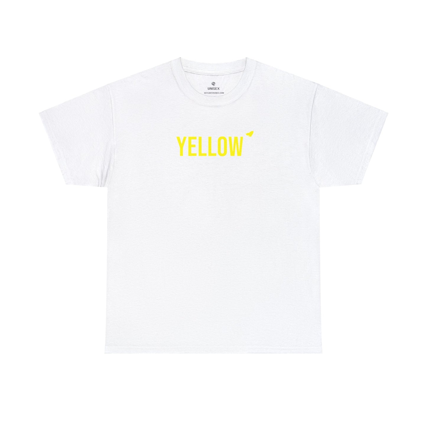 Yellow Energy Butterfly Cotton Tee