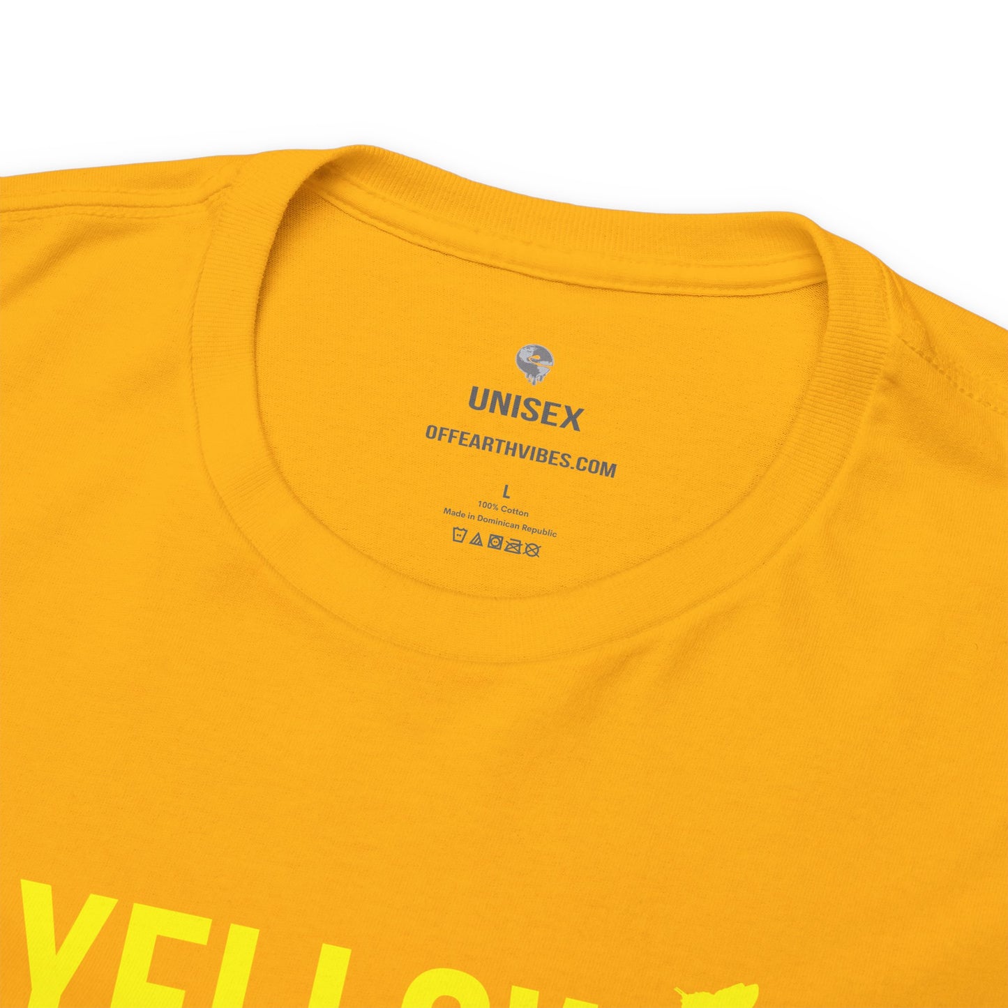 Yellow Energy Butterfly Cotton Tee