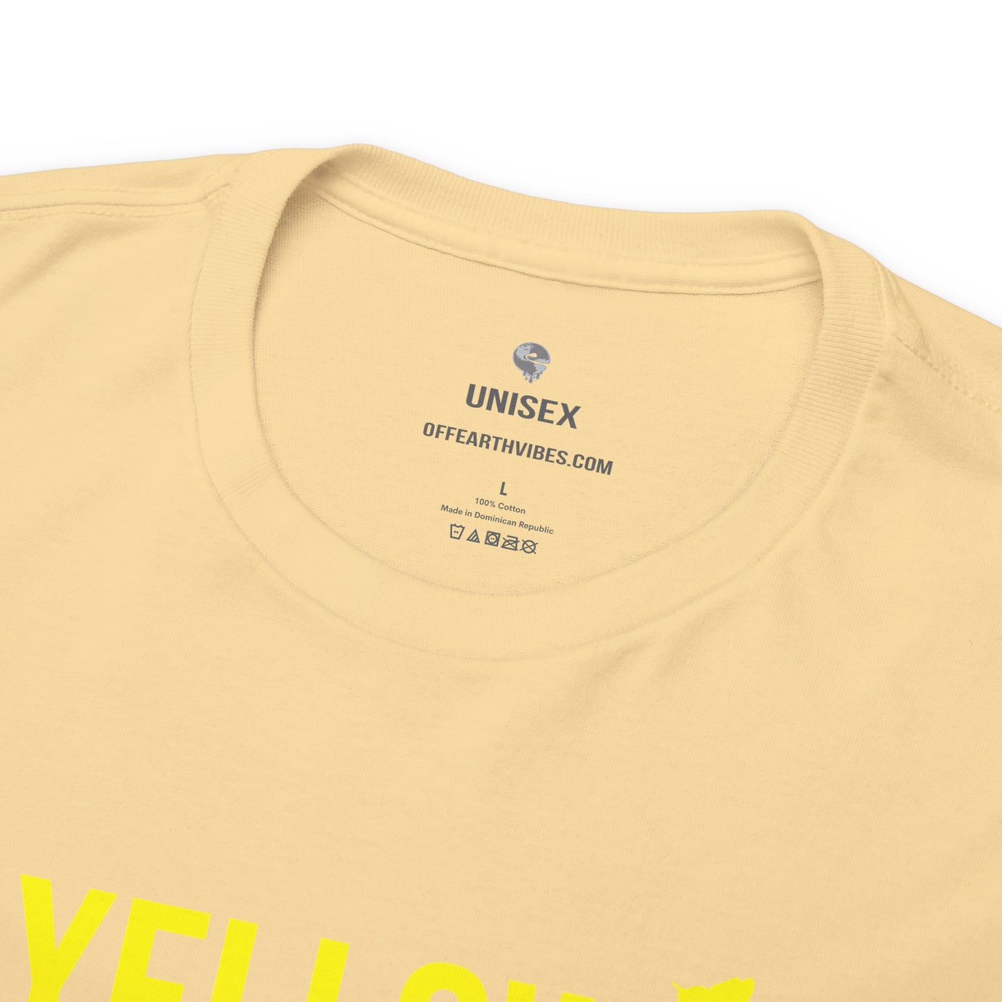 Yellow Energy Butterfly Cotton Tee