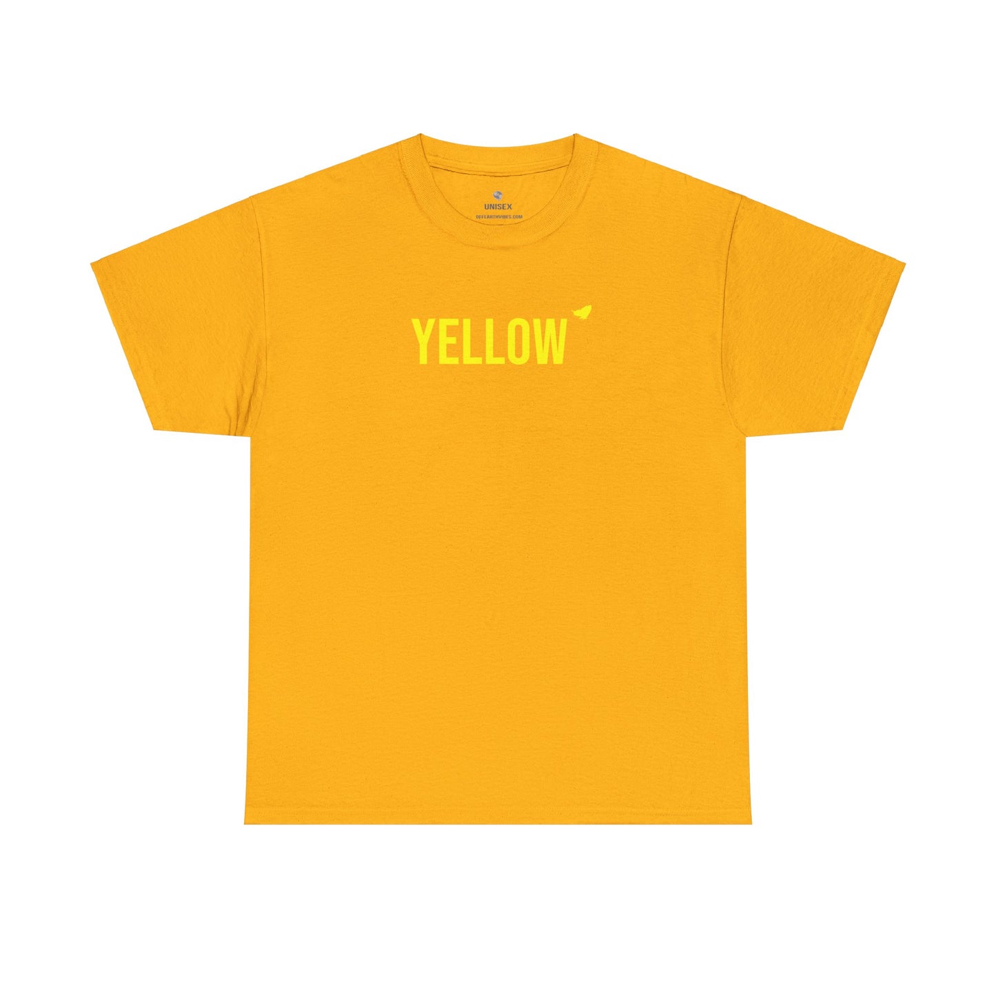 Yellow Energy Butterfly Cotton Tee